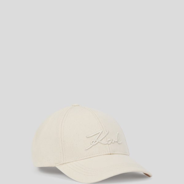 Karl Lagerfeld, Casquette K/signature, Femme, Naturel, Taille: X00