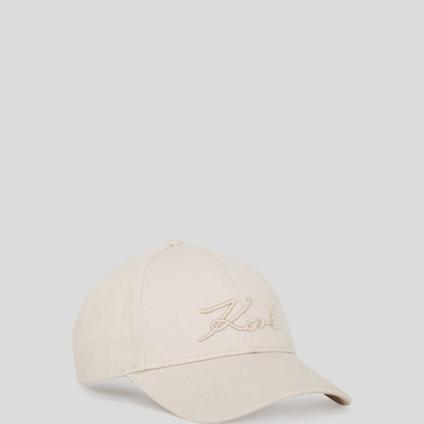 Karl Lagerfeld, Casquette K/signature, Femme, Ciment, Taille: X00