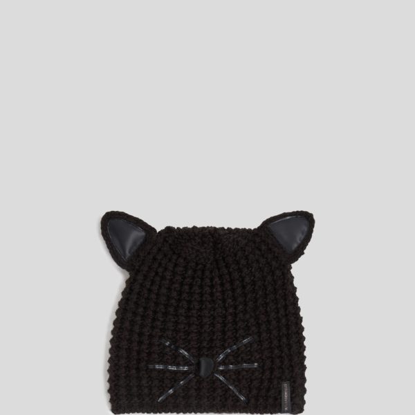 Karl Lagerfeld, Bonnet Choupette K/essential, Femme, Noir, Taille: X00