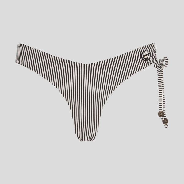 Karl Lagerfeld, Bas De Bikini À Rayures Ikon, Femme, Rayure blanc-noir, Taille: XXS