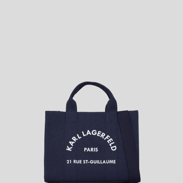 Karl Lagerfeld, Cabas Carré De Taille Moyenne Rue St-guillaume, Femme, Iris Noir, Taille: X00
