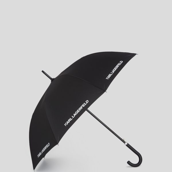 Karl Lagerfeld, Grand Parapluie K/essential, Femme, Noir, Taille: X00
