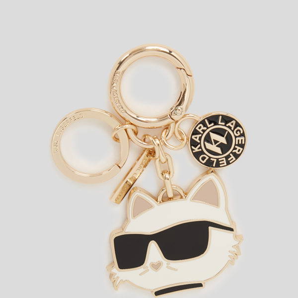 Karl Lagerfeld, Porte-clés Ikon Choupette, Femme, Or Clair, Taille: X00