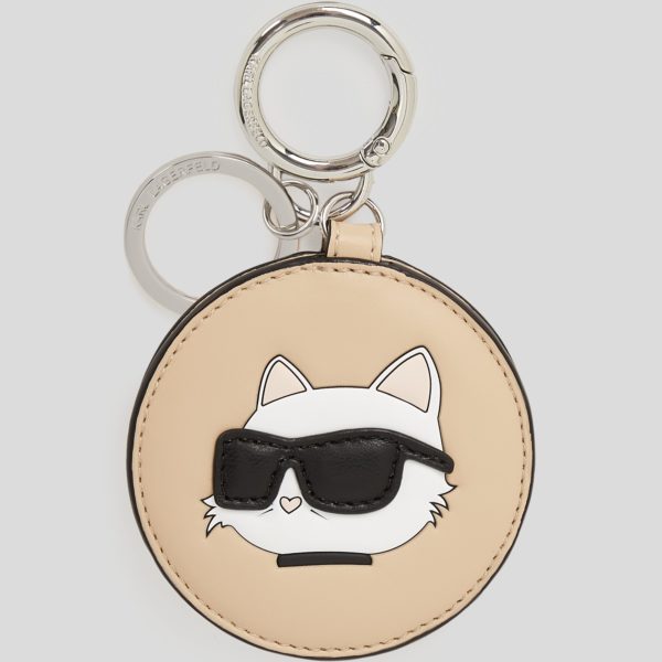 Karl Lagerfeld, Porte-clés Avec Miroir Ikon, Femme, Trench Beige, Taille: X00