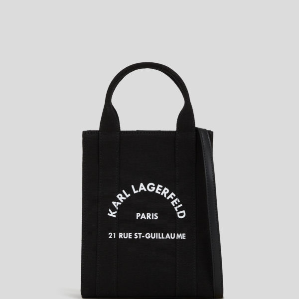 Karl Lagerfeld, Petit Cabas Carré Rue St-guillaume, Femme, Noir, Taille: X00