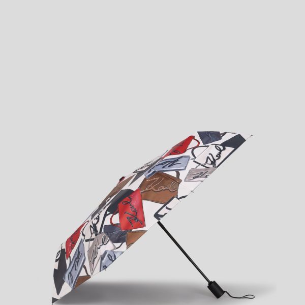Karl Lagerfeld, Parapluie À Motif Sacs K/signature, Femme, Multi, Taille: X00