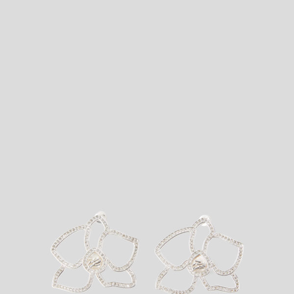 Karl Lagerfeld, Boucles D’oreilles Fleur K/autograph, Femme, Argent, Taille: X00