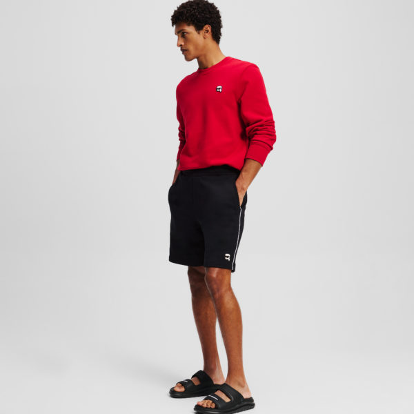 Karl Lagerfeld, Short Ikon, Homme, Noir, Taille: XXXL