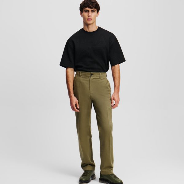 Karl Lagerfeld, Pantalon Chino, Homme, Vert foncé, Taille: X56