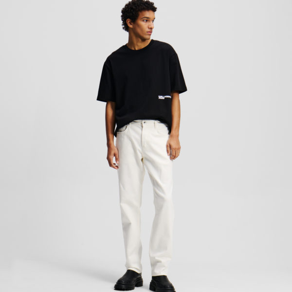 Karl Lagerfeld, Jean Fuselé, Homme, Denim Blanc, Taille: L3634
