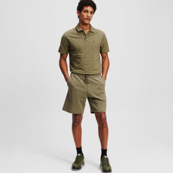 Karl Lagerfeld, Short Karl Kameo, Homme, Vert foncé, Taille: XXXL