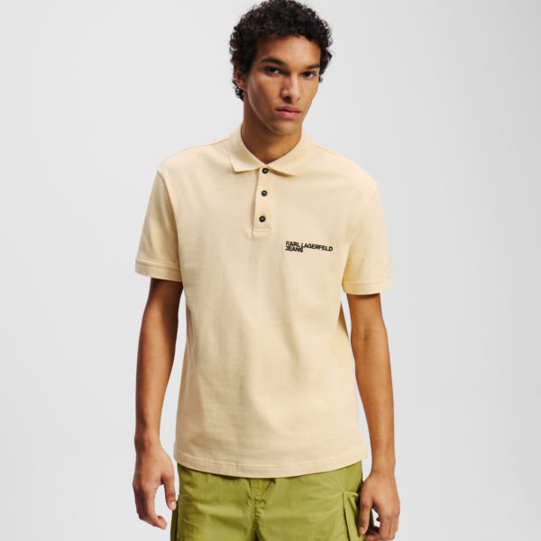 Karl Lagerfeld, Polo Avec Logo Klj, Homme, Frêne de bois, Taille: XXXL