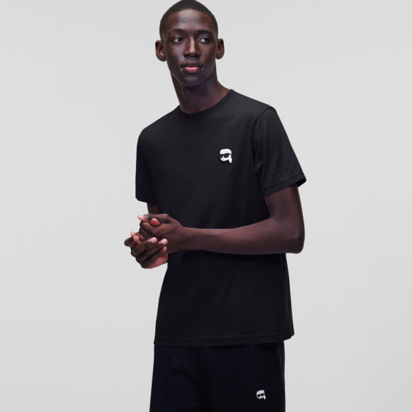 Karl Lagerfeld, T-shirt Ikon, Homme, Noir, Taille: XXXL