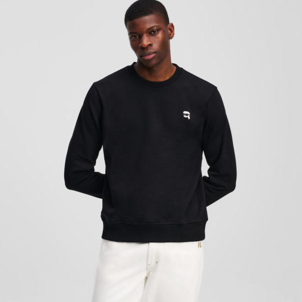 Karl Lagerfeld, Sweat-shirt Ikon, Homme, Noir, Taille: XXXL