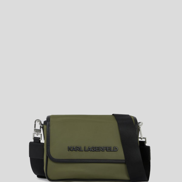 Karl Lagerfeld, Sac Bandoulière En Nylon K/essential, Homme, Kaki, Taille: X00