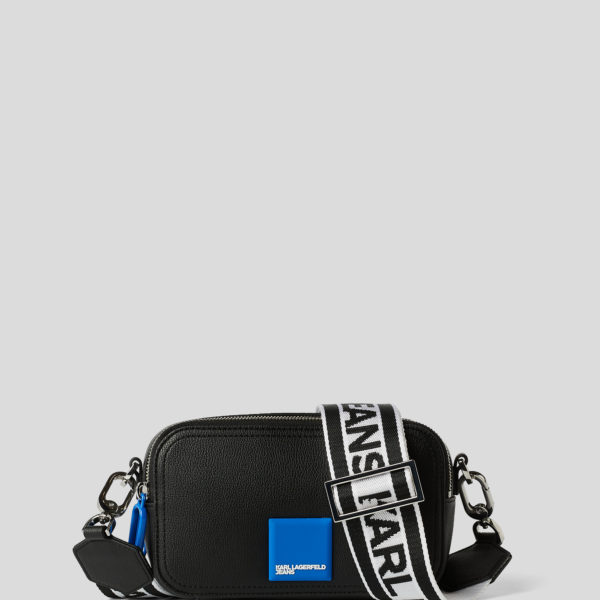 Karl Lagerfeld, Sac Caméra Avec Logo Klj Encadré, Homme, Noir, Taille: X00