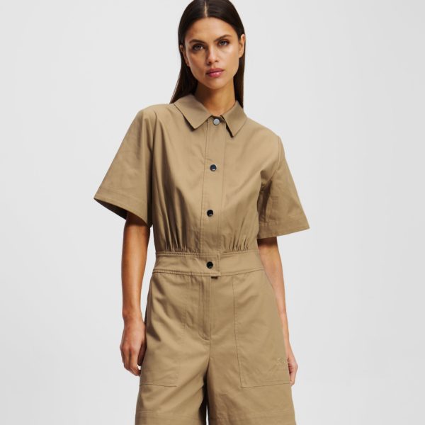 Karl Lagerfeld, Combinaison Cargo, Femme, Nougat, Taille: X48