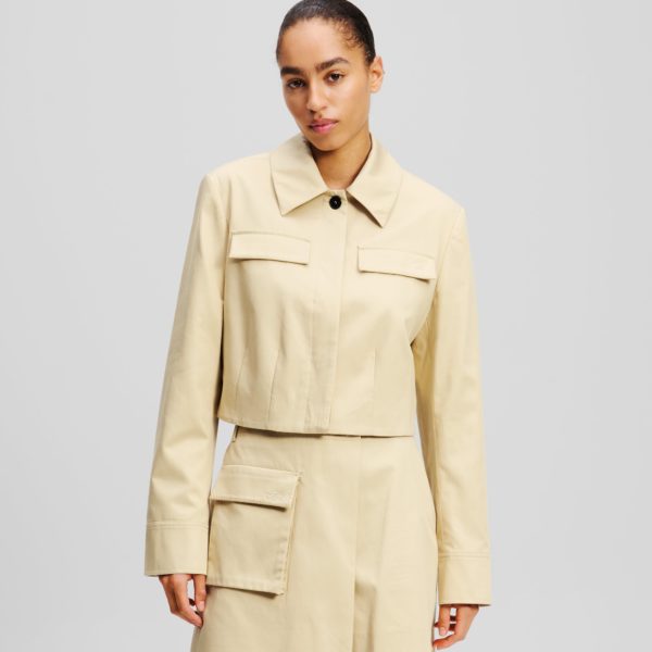 Karl Lagerfeld, Veste Blouson Courte, Femme, Nomade, Taille: X48