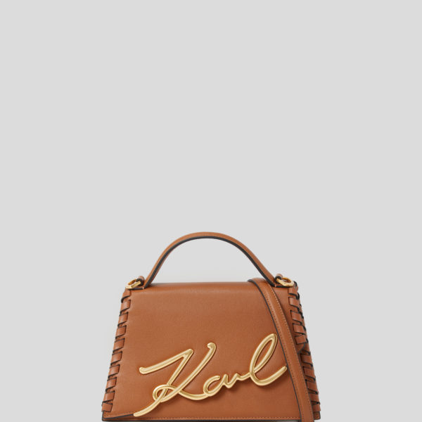 Karl Lagerfeld, Sac Bandoulière K/signature De Taille Moyenne, Femme, Tan foncé, Taille: X00