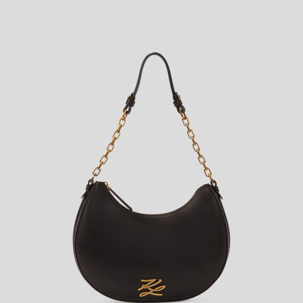 Karl Lagerfeld, Sac Porté Épaule Croissant De Lune K/autograph, Femme, Noir, Taille: X00