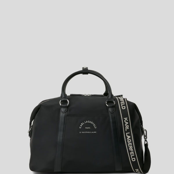 Karl Lagerfeld, Sac Week-end Rue St-guillaume, Femme, Noir, Taille: X00