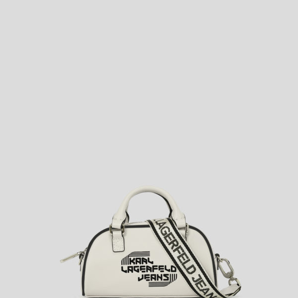 Karl Lagerfeld, Sac Bandoulière Polochon, Femme, Blanc Cassé, Taille: X00