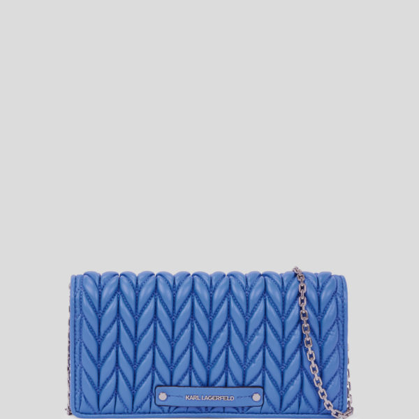 Karl Lagerfeld, Portefeuille Bandoulière K/weave, Femme, Ultramarine, Taille: X00