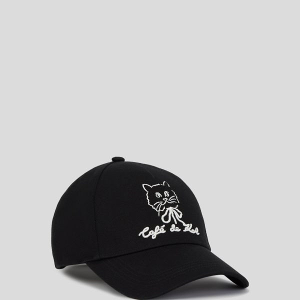 Karl Lagerfeld, Casquette Kl X Jorge Parra Choupette, Femme, Noir, Taille: X00