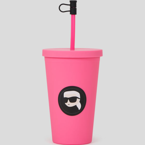 Karl Lagerfeld, Tasse À Emporter Ikon, Femme, Rose vif, Taille: X00