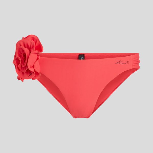 Karl Lagerfeld, Bas De Bikini Floral, Femme, Hibiscus, Taille: XXS