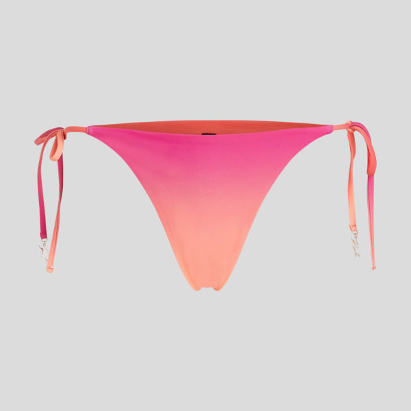 Karl Lagerfeld, Bas De Bikini À Nœuds Latéraux K/signature, Femme, Ombre Hibiscus -Carmelia, Taille: XXS