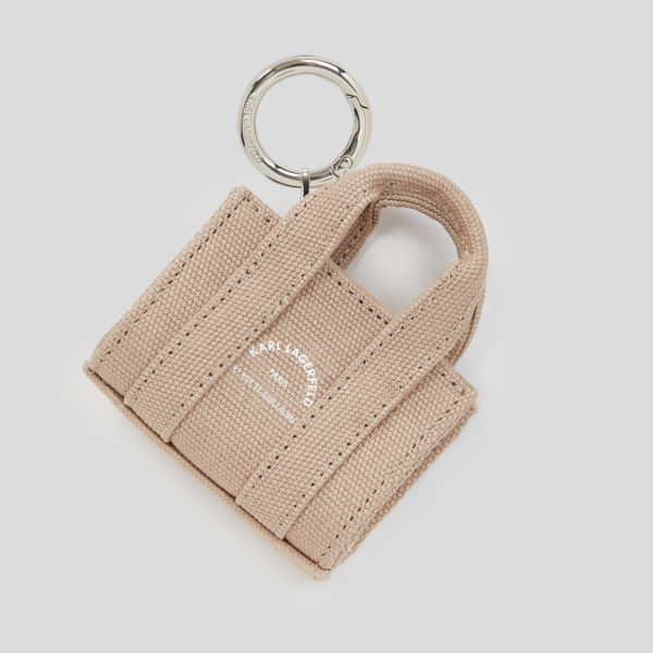 Karl Lagerfeld, Porte Clé De Cabas Rue St-guillaume, Femme, Nougat, Taille: X00
