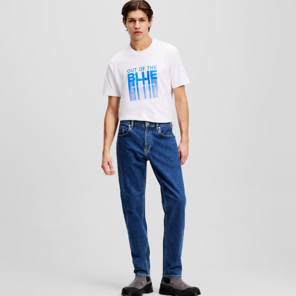 Karl Lagerfeld, Tapered Jeans, Homme, Bleu moyen délavé, Taille: L3634