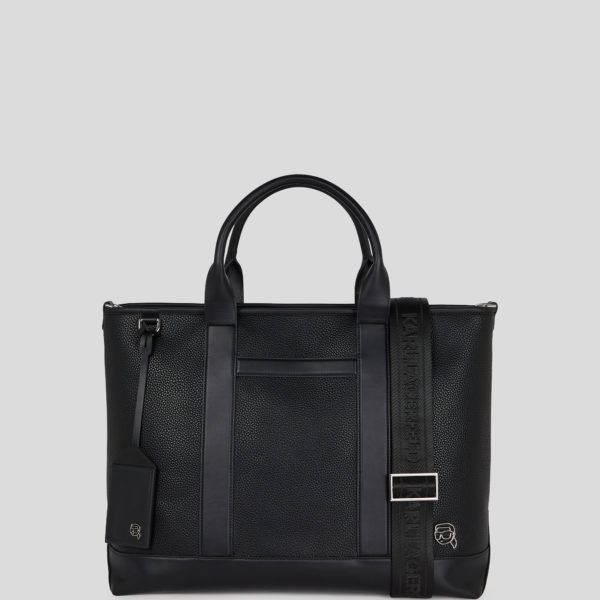 Karl Lagerfeld, Ikon Outline Tote Bag, Homme, Noir, Taille: X00