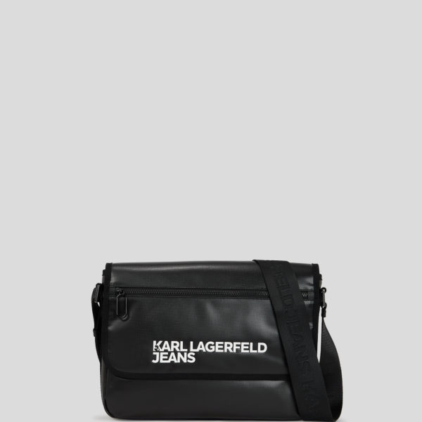 Karl Lagerfeld, Traveler Messenger Bag, Homme, Noir, Taille: X00