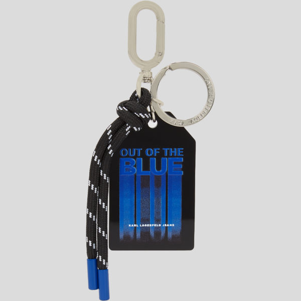 Karl Lagerfeld, Out Of The Blue Keychain, Homme, Noir-KLJ Bleu, Taille: X00