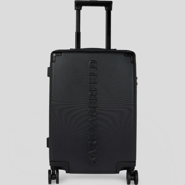Karl Lagerfeld, K/travel Hard-shell Trolley Bag, Femme, Noir, Taille: X00