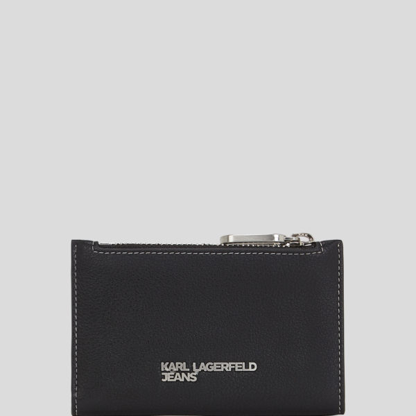 Karl Lagerfeld, Chain Bifold Wallet, Femme, Noir, Taille: X00