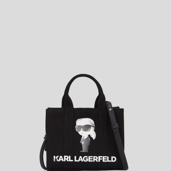 Karl Lagerfeld, Ikon Mini Tote Bag, Femme, Noir, Taille: X00