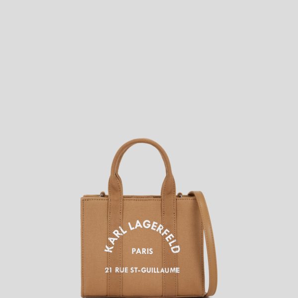 Karl Lagerfeld, Rue St-guillaume Mini Tote Bag, Femme, Caramel, Taille: X00