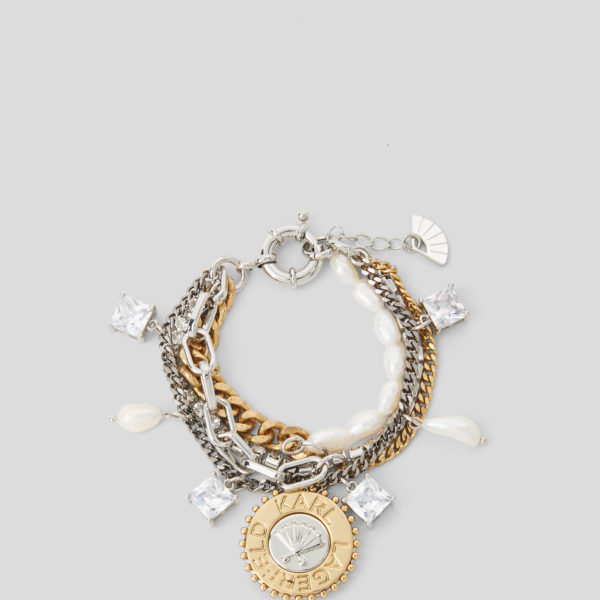 Karl Lagerfeld, K/rock Multi-chain Bracelet, Femme, Multi, Taille: X00