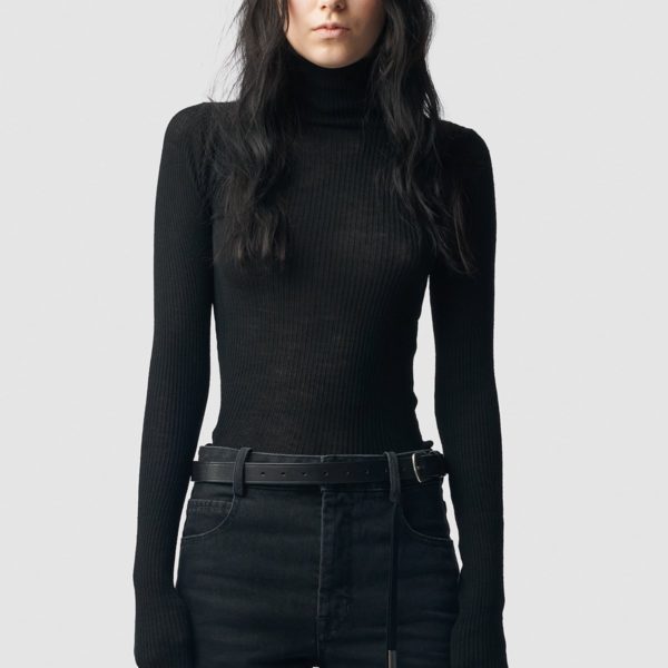 Marlena Rib High Neck Sweater – ANN DEMEULEMEESTER