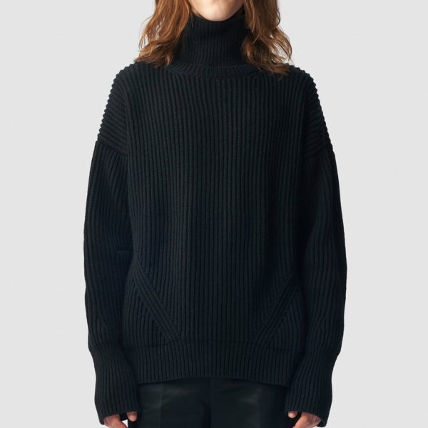 Geirnart High Neck Oversize Jumper – ANN DEMEULEMEESTER