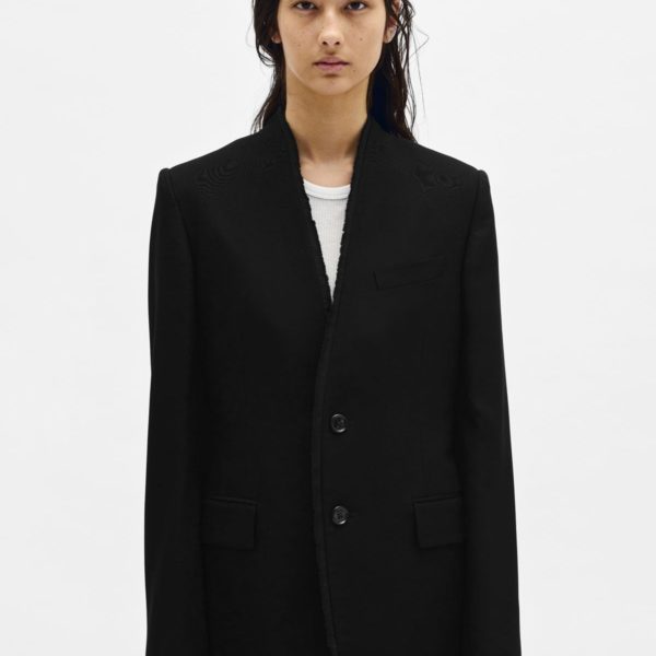 Sady Collarless Fitted Jacket – ANN DEMEULEMEESTER