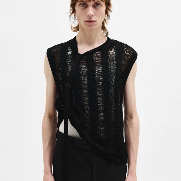 Palmer Ladder Stitch Vest – ANN DEMEULEMEESTER