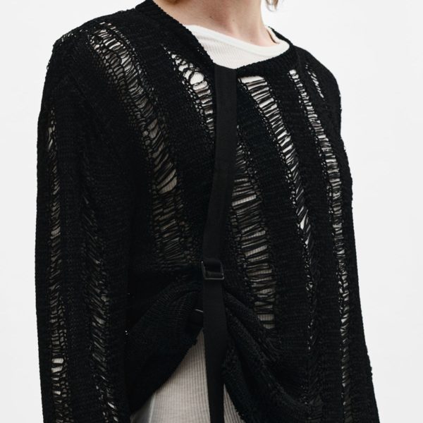 Balder Ladder Stitch Oversize Sweater - ANN DEMEULEMEESTER