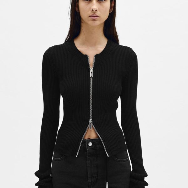 Terna Cropped Zip-up Cardigan – ANN DEMEULEMEESTER