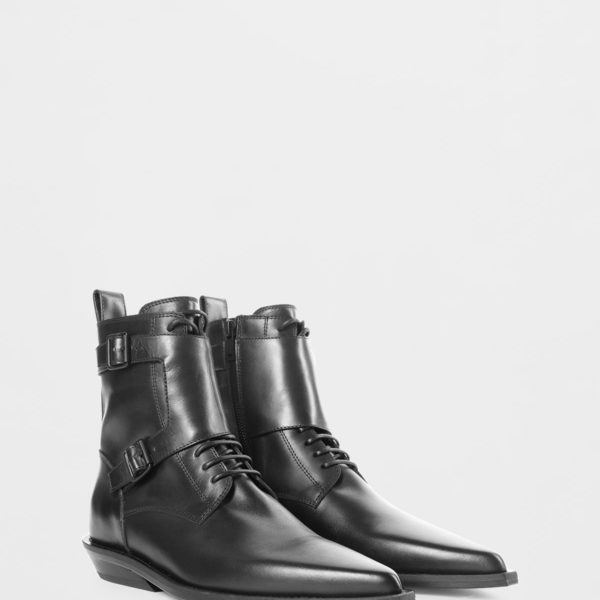 Efro Pointy Monkstrap Ankle Boots – ANN DEMEULEMEESTER