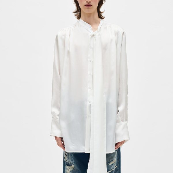 Solan Comfort Stand Collar Shirt – ANN DEMEULEMEESTER