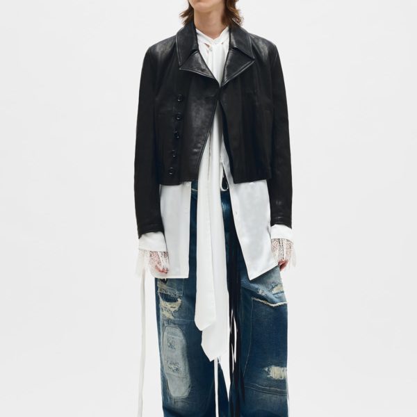 Albin Cropped Double Breasted Blouson - ANN DEMEULEMEESTER